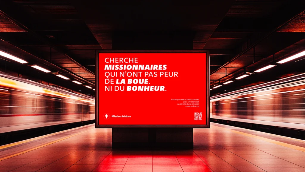 Cherche missionnaires qui n'ont pas peur de la boue. Ni du bonheur